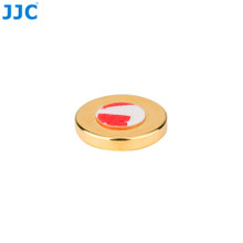 JJC Concave Soft Release Button for Camera with flat shutter release (Gold, Size 11mm)