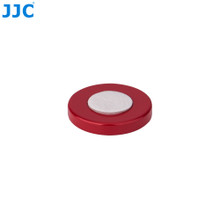 JJC Concave Soft Release Button for Camera with flat shutter release (Dark Red, Size 11mm)