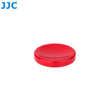 JJC Concave Soft Release Button for Camera with flat shutter release (Red, Size 11mm)