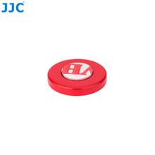 JJC Concave Soft Release Button for Camera with flat shutter release (Red, Size 11mm)