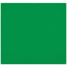 Westcott X-Drop Pro Wrinkle-Resistant Backdrop - Chroma-Key Green Screen (8' x 8')