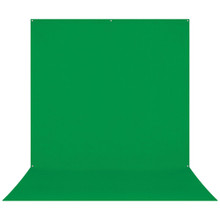 Westcott X-Drop Pro Wrinkle-Resistant Backdrop - Chroma-Key Green Screen Sweep (8' x 13')