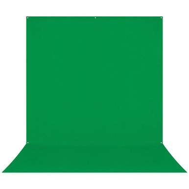 Westcott X-Drop Pro Wrinkle-Resistant Backdrop - Chroma-Key Green Screen Sweep (8' x 13')