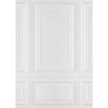 Westcott X-Drop Lightweight Canvas Backdrop - Classic Wall Molding (5' x 7')