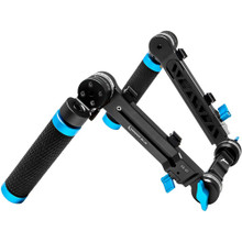 Kondor Blue Rosette Arms, Grips & Clamp Bundle (Black)
