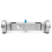 Kondor Blue 15mm Arri Rosette Dual Rod Clamp (Spacey Gray)