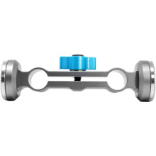 Kondor Blue 15mm Arri Rosette Dual Rod Clamp (Spacey Gray)