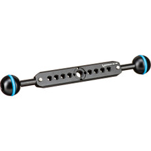 Kondor Blue Cine Magic Arm Extension Bar with Dual Ball Heads (8inch, Raven Black)