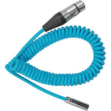Kondor Blue Coiled Mini XLR to XLR for C70 & BMPCC4K/6K, (30 to 60cm)