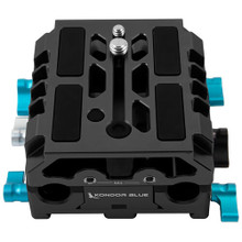 Kondor Blue LWS ARRI Bridge Plate For Cinema Cameras with With Riser for RED KOMODO (Black)