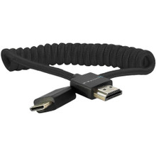 Kondor Blue Coiled Full HDMI Cable (30-60cm) (Black)