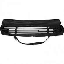 Westcott X-Drop Kit with 5' x 7' Black Backdrop (1.5 x 2.1 m)