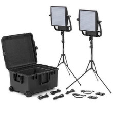 Litepanels Astra 6X Bi-Color LED Panel Traveler Duo V-Mount Kit