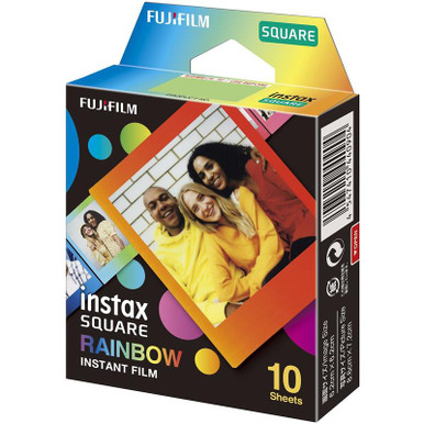 FUJIFILM Instax Square Film 10Pk Rainbow