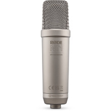 Rode NT1 5Th Gen Digital - Nickel - Condenser Microphone With XLR Output & USB, DSP