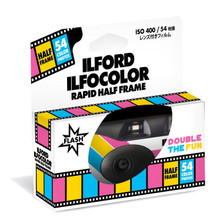 Ilford Ilfocolor Rapid Half Frame Film Camera  54 Exposures
