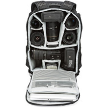Lowepro Protactic Bp 450 AW II Black Backpack Green Line