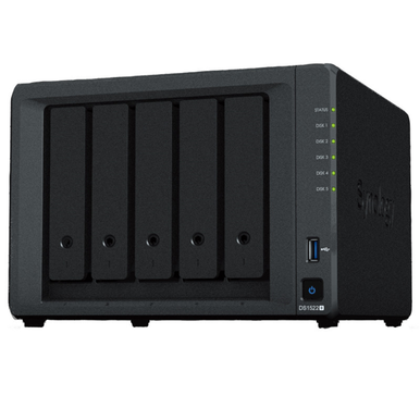 Synology DS1522+ 5 Bay Dual-Core 8GB RAM NAS 3Yr Wty