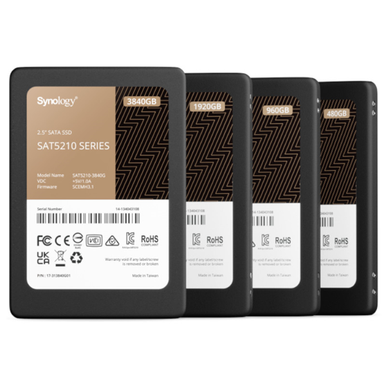 Synology SAT5210-3840G 2.5" SATA SSD 3.84TB for NAS