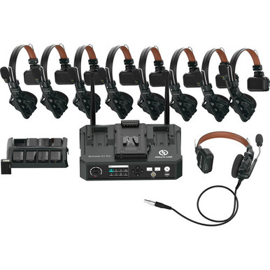 Hollyland Solidcom C1 Pro-Hub8S 9-Person Full-Duplex Wireless Intercom System with Hub (1.9 GHz)