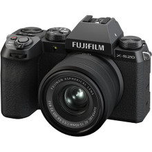 FUJIFILM X-S20 Mirrorless Camera with XC15-45mm Lens Kit (Black)