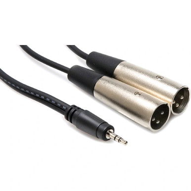 Hosa CYX-403M 3.5mm to XLR Y-Cable 3m