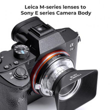 K&F Concept Leica M Lens Mount to Sony E Camera Body Adapter Ring, matte lacquer, L/M-E IV PRO
