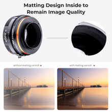 K&F Concept Nikon F/D/G Series Lens to Fuji X Series Mount Camera, NIK(G)-FX IV PRO High Precision Lens Mount Adapter
