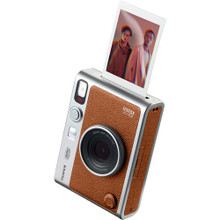 FUJIFILM Instax Mini Evo Type-C Instant Camera (Brown)