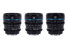 SIRUI Nightwalker Series SIRUI 24, 35&55mm T1.2 S35 Manual Focus Cine Lens Bundle (RF Mount, Black)
