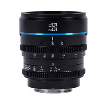 SIRUI Nightwalker Series 55mm T1.2 S35 Manual Focus Cine Lens (M4/3 Mount, Black)