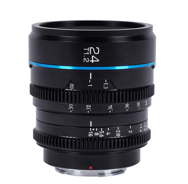 SIRUI Nightwalker Series 24mm T1.2 S35 Manual Focus Cine Lens (E