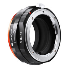 K&F Concept M18105 High Precision Lens Adapter Mount - Nikon G/F/AI/AIS/D/AF-S Mount to E-mount