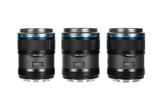 SIRUI Sniper 23mm, 33mm & 56mm F1.2 APSC Auto-Focus Lens Kit (Z Mount, Black, Carbon Fiber)