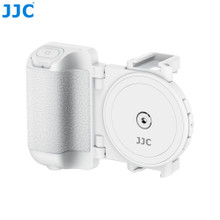 JJC Wireless Remote Phone Grip fits  smartphones with widths ranging from 22inch/ 55mm to 35inch/ 90mm WHITE