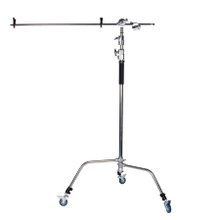 SIRUI C-Stand with Grip Head, Extension Arm, Sandbag, Wheeled Base and Clip Clamps