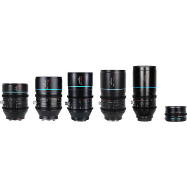 SIRUI Venus T2.9 1.6x Full-Frame Anamorphic 5-Lens Kit with 1.25x Adapter (35/50/75/100/150mm, Sony E)
