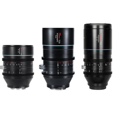 SIRUI Venus T2.9 1.6x 3-Lens Kit with Hard Case (35/75/150mm, L-Mount)
