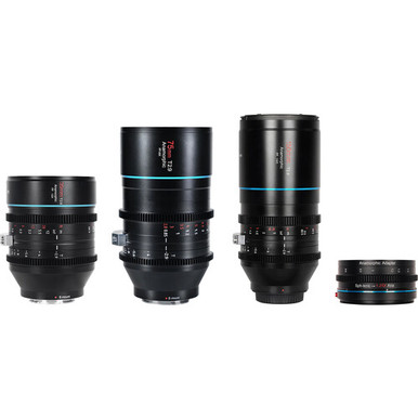 SIRUI Venus T2.9 1.6x Full-Frame Anamorphic 3-Lens Kit with 1.25x Adapter (35/75/150mm, Nikon Z)