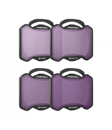 Freewell DJI Avata 2 ND Filters 4Pack (ND8, ND16, ND32, ND64)