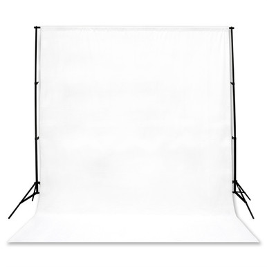 kaol 3x4 White muslin fabric backdrop