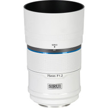 SIRUI Sniper 75mm f/1.2 Autofocus Lens (FUJIFILM X, White)