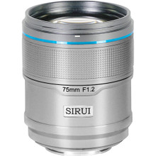 SIRUI Sniper 2 Lens Kit with 16mm f/1.2 and 75mm f/1.2 Lens (FUJIFILM X, Silver)