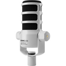 Rode PodMic USB and XLR Dynamic Broadcast Microphone (White)