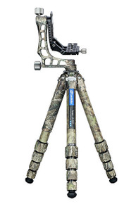 Leofoto LS-365C+PG-1 Carbon Fiber Tripod with Gimbal Head (Full Camouflage)
