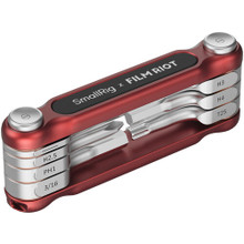 SmallRig 4811 x FILM RIOT 7-in-1 Folding Wrench Set (Red)