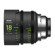 NiSi ATHENA PRIME Full Frame Cinema Lens ADD-ON Kit with 3 Lenses 18mm T2.2, 40mm T1.9, 135mm T2.2 + Hard Case (PL Mount)