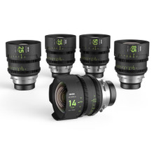 NiSi ATHENA PRIME Full Frame Cinema Lens Kit with 5 Lenses 14mm T2.4, 25mm T1.9, 35mm T1.9, 50mm T1.9, 85mm T1.9 (PL Mount)