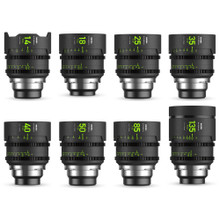 NiSi ATHENA PRIME Full Frame Cinema Lens MASTER Kit with 8 Lenses 14mm T2.4, 18mm T2.2, 25mm T1.9, 35mm T1.9, 40mm T1.9, 50mm T1.9, 85mm T1.9, 135mm T2.2 + Hard Case (PL Mount)