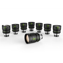 NiSi ATHENA PRIME Full Frame Cinema Lens MASTER Kit with 8 Lenses 14mm T2.4, 18mm T2.2, 25mm T1.9, 35mm T1.9, 40mm T1.9, 50mm T1.9, 85mm T1.9, 135mm T2.2 + Hard Case (PL Mount)
